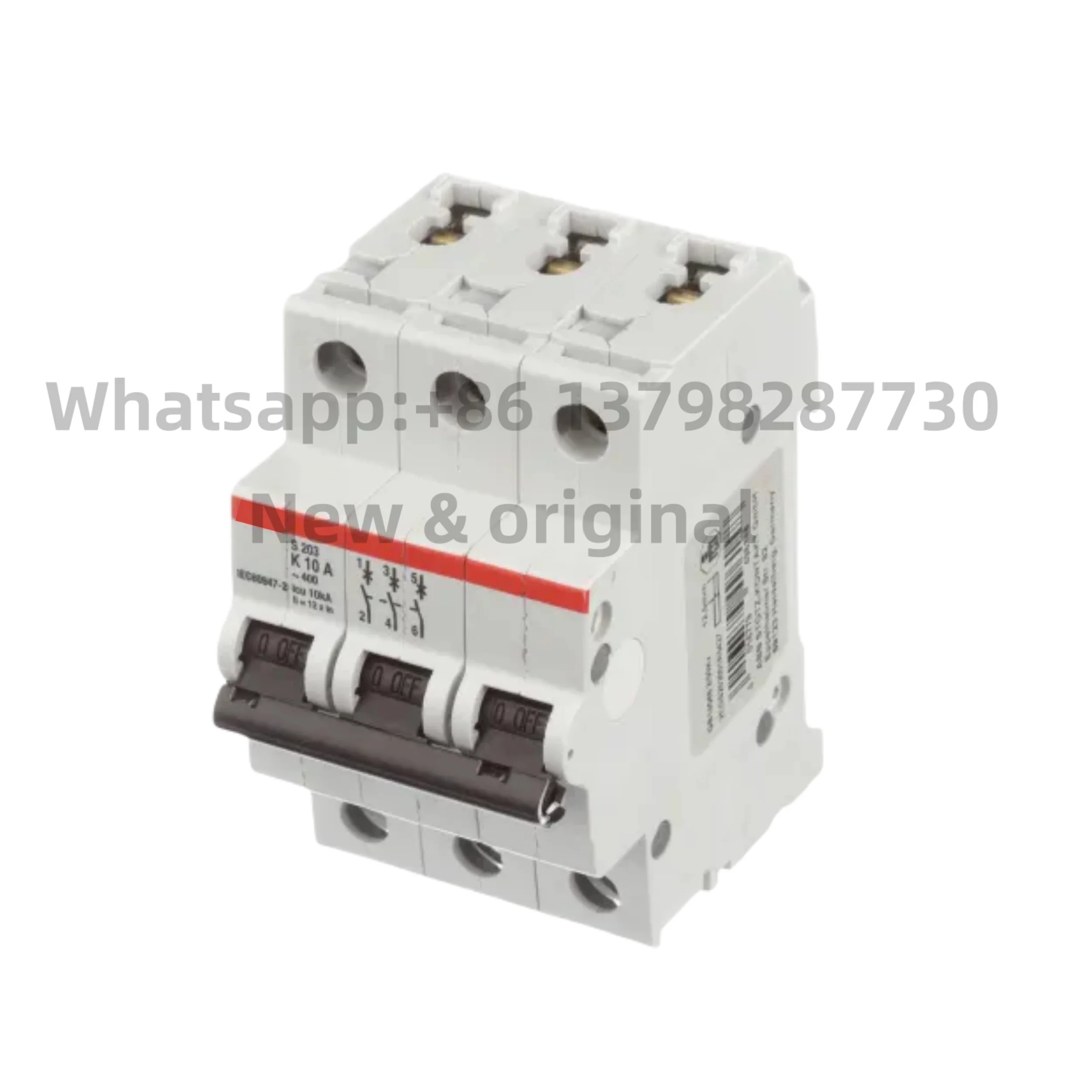 New original Miniature circuit breaker S203-K10 3P 10A K-type air switch