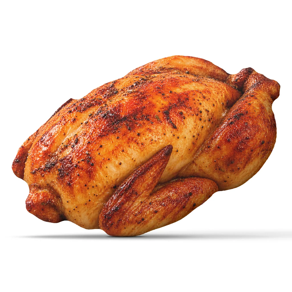 Roast Turkey Shaped Pillow Stuffed Thanksgiving Cushion Novelty Food Throw Pillow for Sofa Home Decor Holiday Dinner Gift