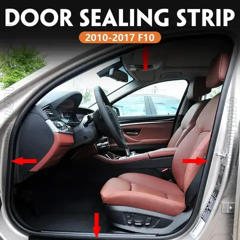 2010-2017 F10 BMW 528i 535d 535i 550i 하이브리드 5 M5 차체 고무 씰링 스트립 도어 방음용, 부품 번호 51727278503 51727278506