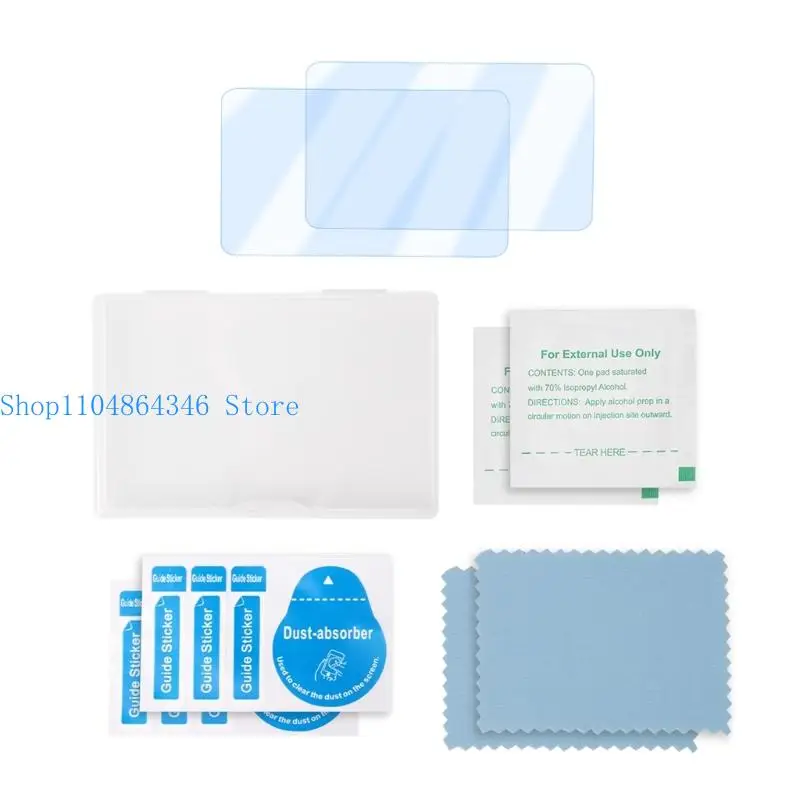 652F Clear Touches Screen Cover for Pocket4P/4/3 with Cleaning Wipe Cloth Sticker
