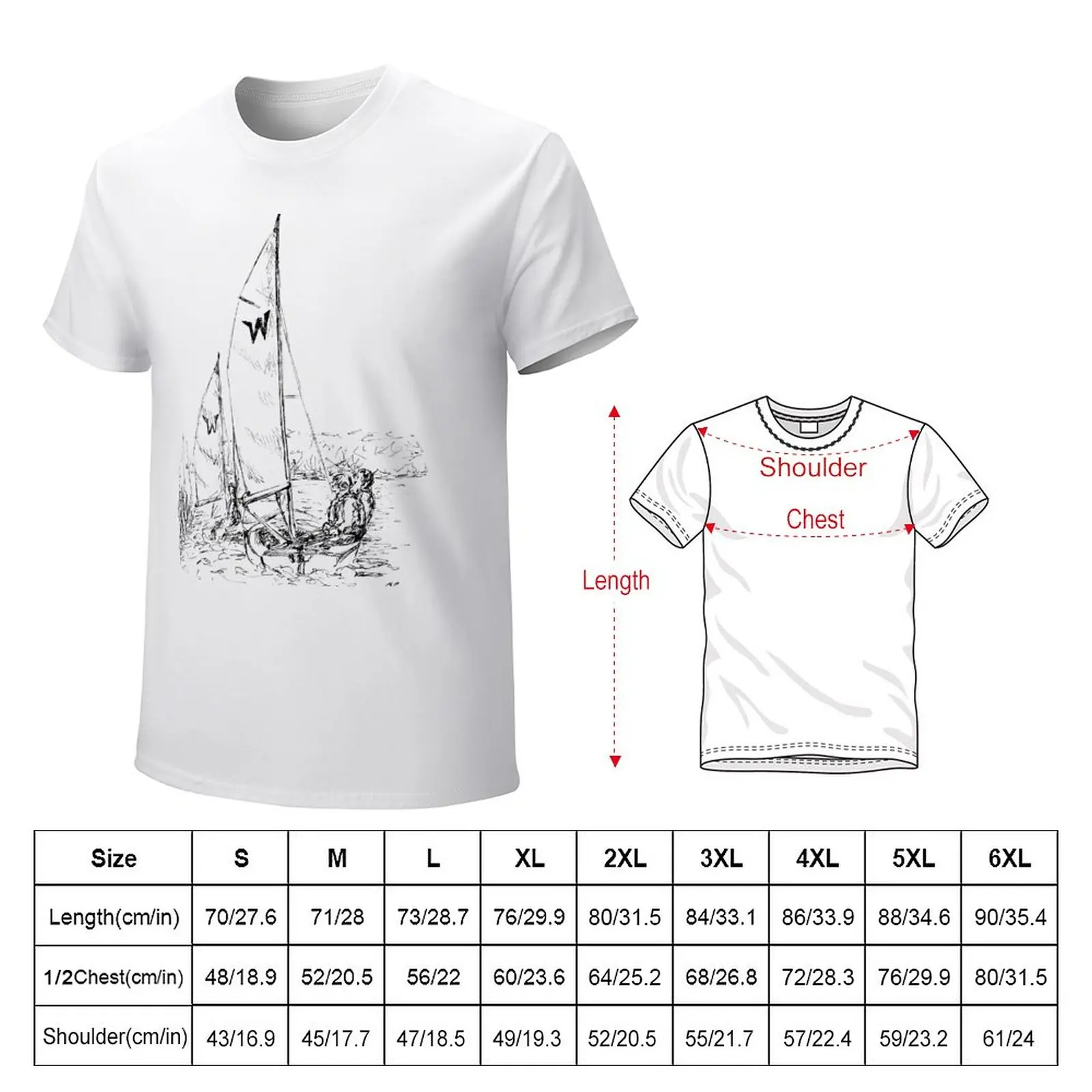 Wayfarers Sailing T-Shirt heavyweights boys animal print mens clothes