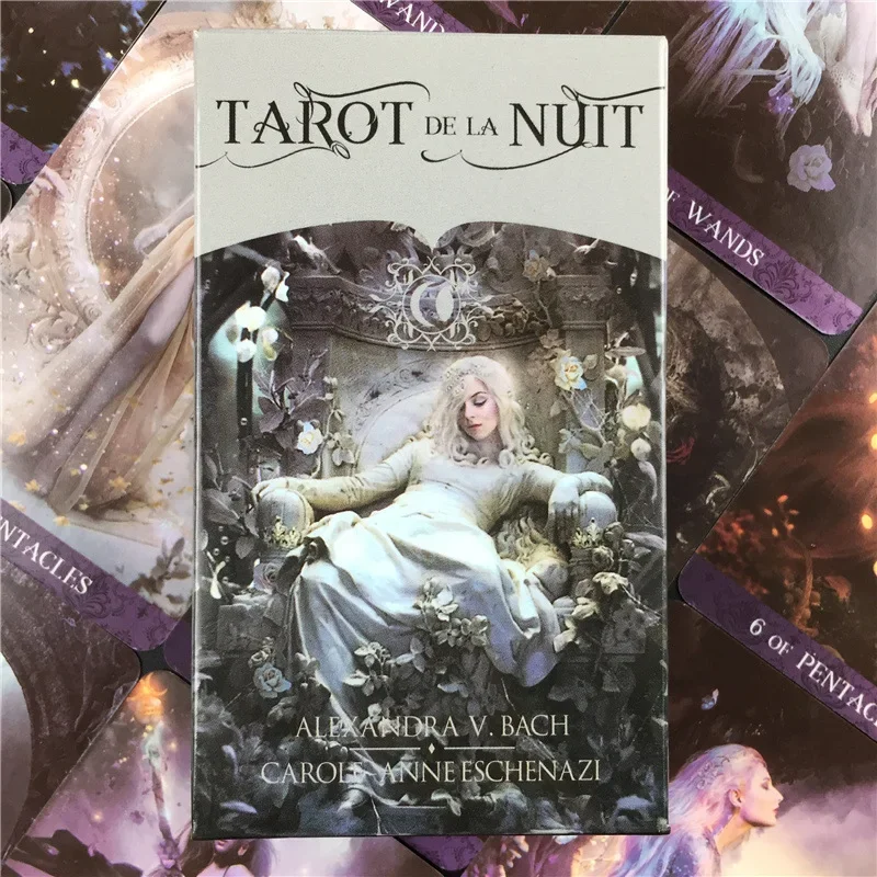 Cartas de Tarot de la Nuit, baraja de 78 oráculo, edición de adivinación en inglés, juegos Borad