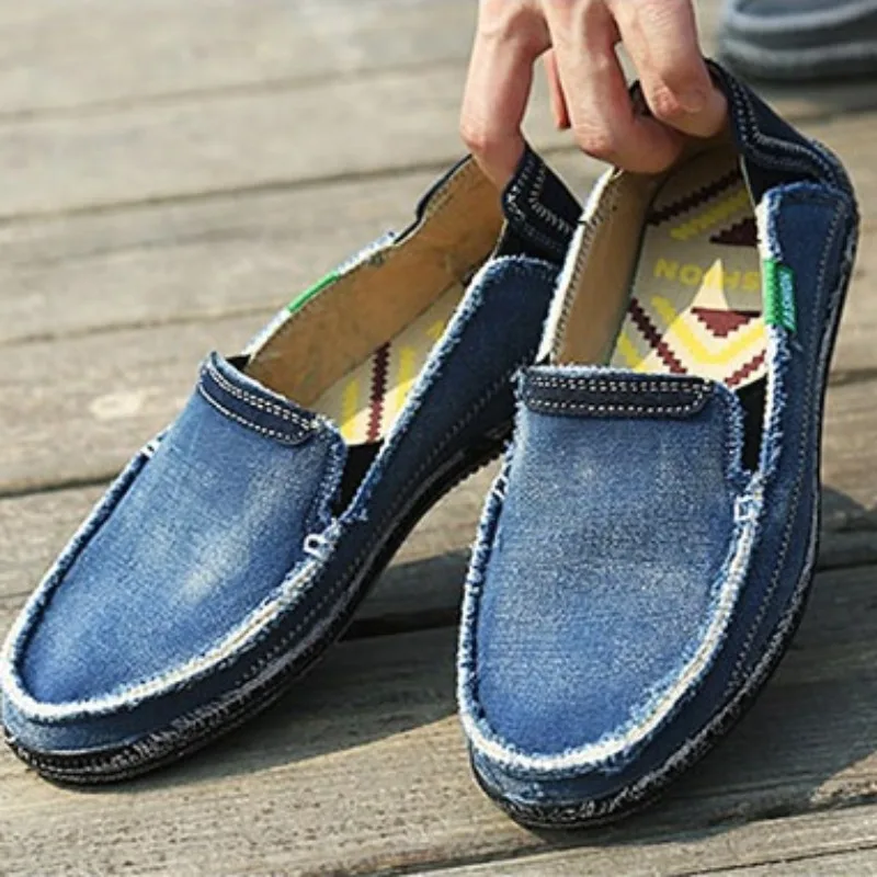 

High Quality Fashion Denim Men's Shoes,lightweight Comfortable Canvas Shoes for Men,casual Shoe,travel Shoes Zapatos De Hombre