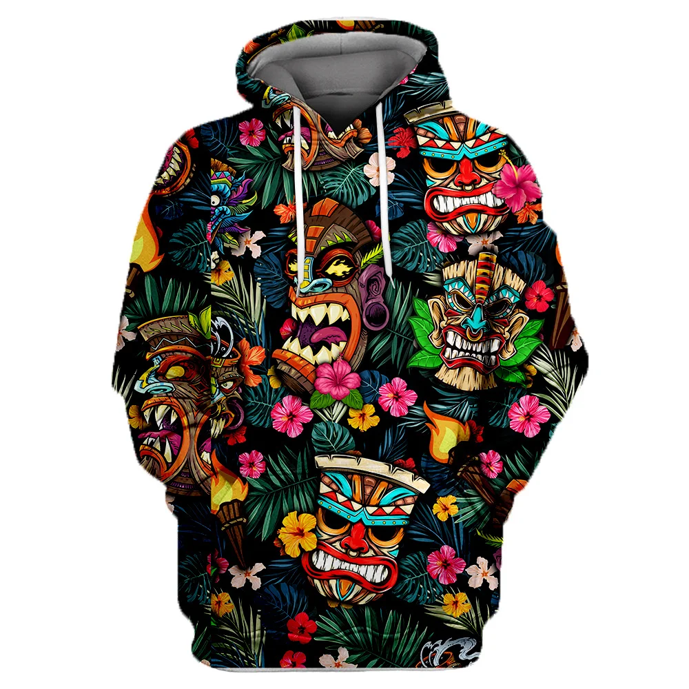 

Island Tribe Mask 3D Full Printed Hoodie For Men/Women New Fashion Sweatshirt Streetwear Zip Pullover Casual Jacket Tracksuits