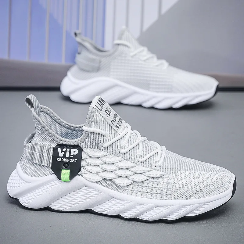 Summer new men's shoes breathable running sneakers casual shoes flying mesh mesh shoes all men's fashion shoes M905