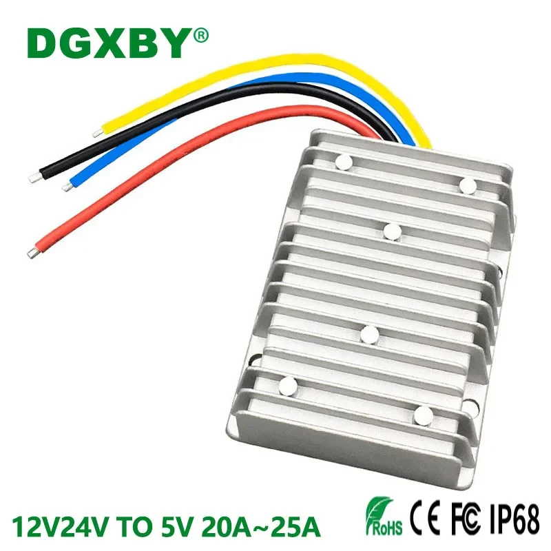 

Lsolated 12V24V36V48V TO 5V 10A 15A 18A 20A 25A DC Power Converter 9V~60V TO 5V Automotive Equipment Using Voltage Regulator CE