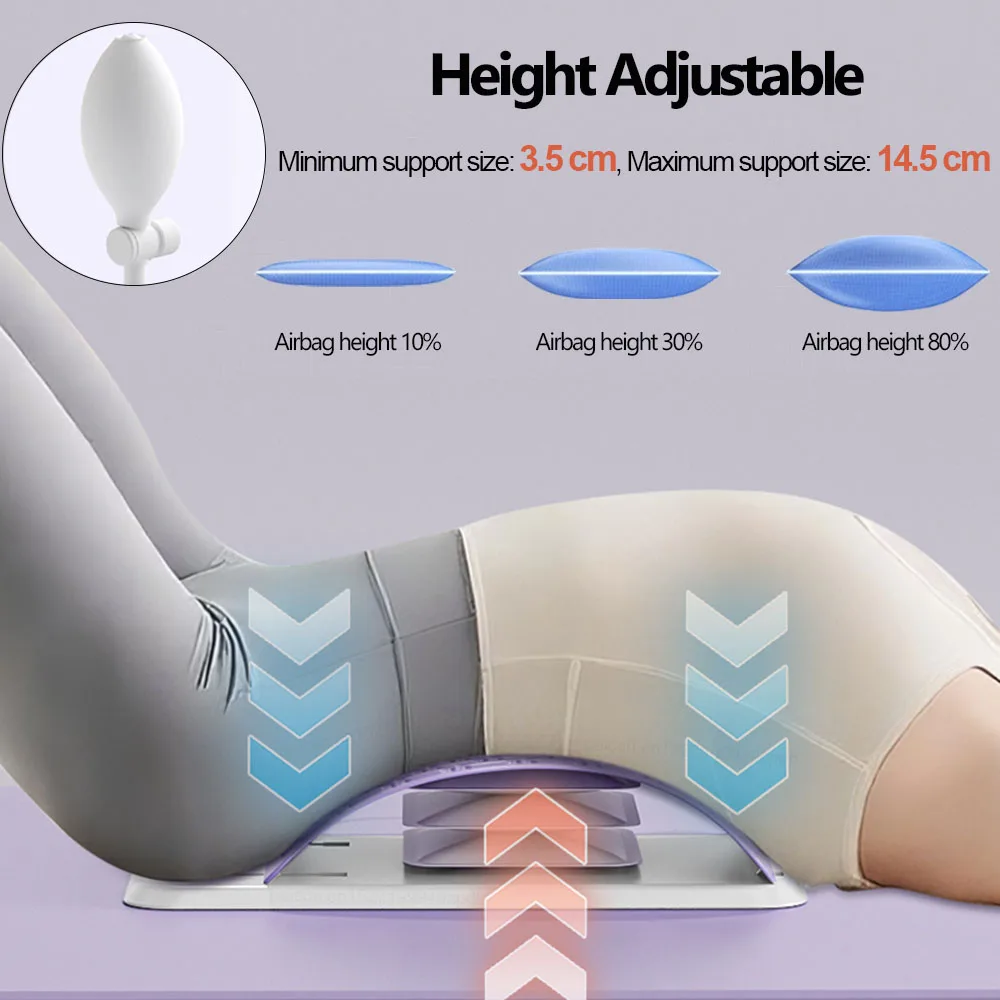 الظهر نقالة الخصر أسفل الظهر لتخفيف الآلام تدليك دعم عنق الرحم قطني تمتد الرقبة الظهر العضلات الاسترخاء اليوغا العمود الفقري مدلك #3