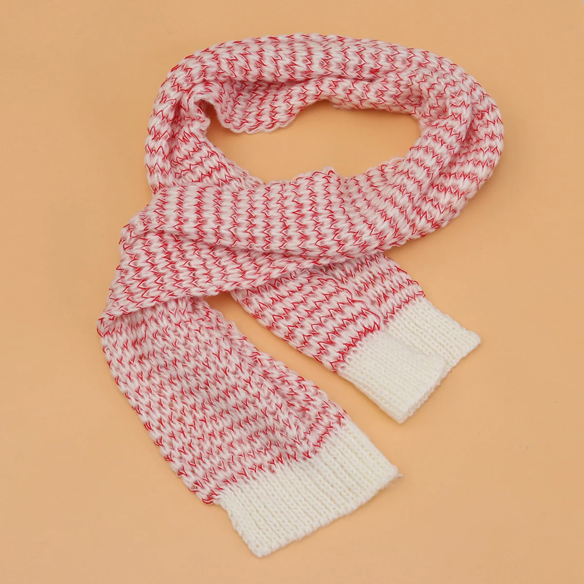 Mohair Long Winter Scarf Wrap Shawl White Warm Soft Texture No Shedding Comfortable Touch Cold Weather Scarf Shawl