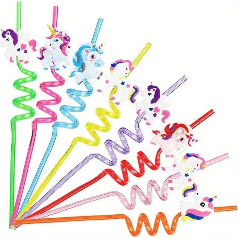 Kids Girls Unicorn Birthday Party Decorationa Bleware Paper Plate Cup Tablecloth Unicorn Theme Birthday Party Decor Supplies view 5