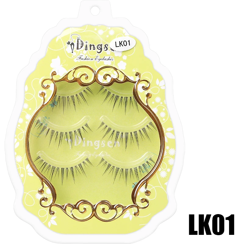 DINGSEN 5 Paar Neue Manga-Wimpern Kosmetik Individuelle Natürliche Wimpern Cosplay Wimpernbüschel Make-up Koreanische Künstliche Wimpern – Detail 8