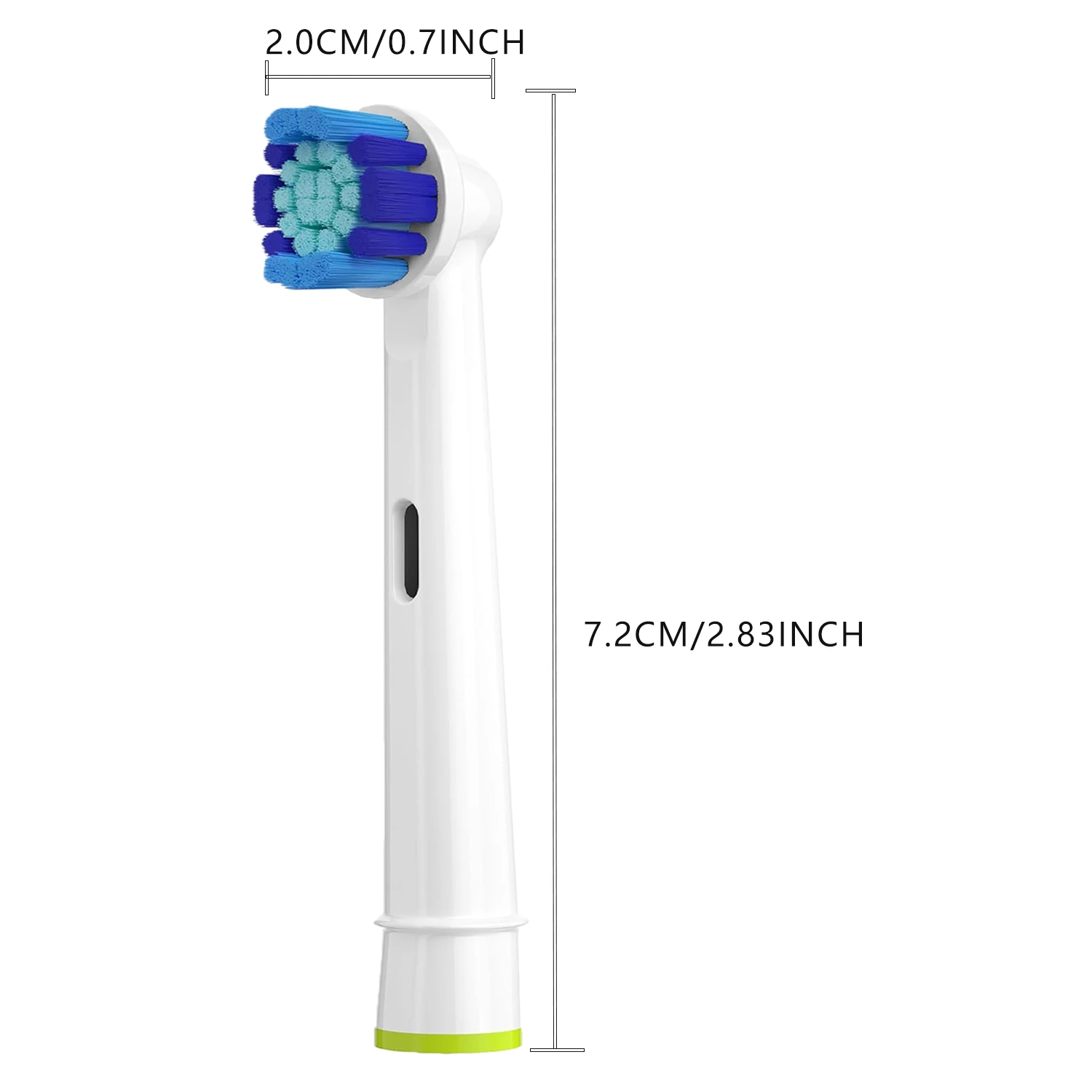 Precision Clean Replacement Toothbrush Heads Compatible with Electric Toothbrush,Brush Heads for Oral B 7000/Pro1000/3000/8000