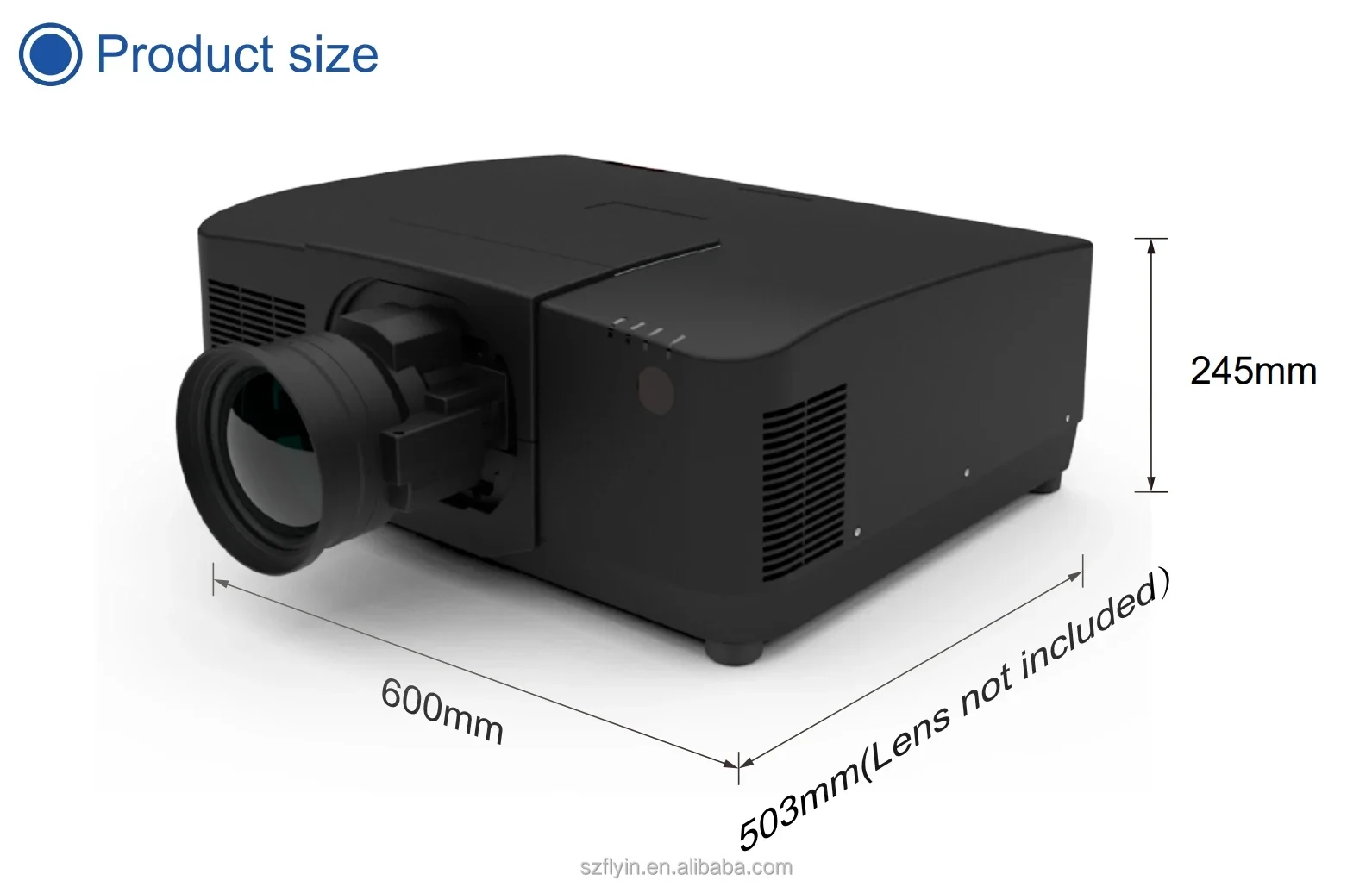 4K 7D Holographic Projector with 3 LCD 30000 ANSI Lumens for Outdoor Building 3D Map Large Venue Projection