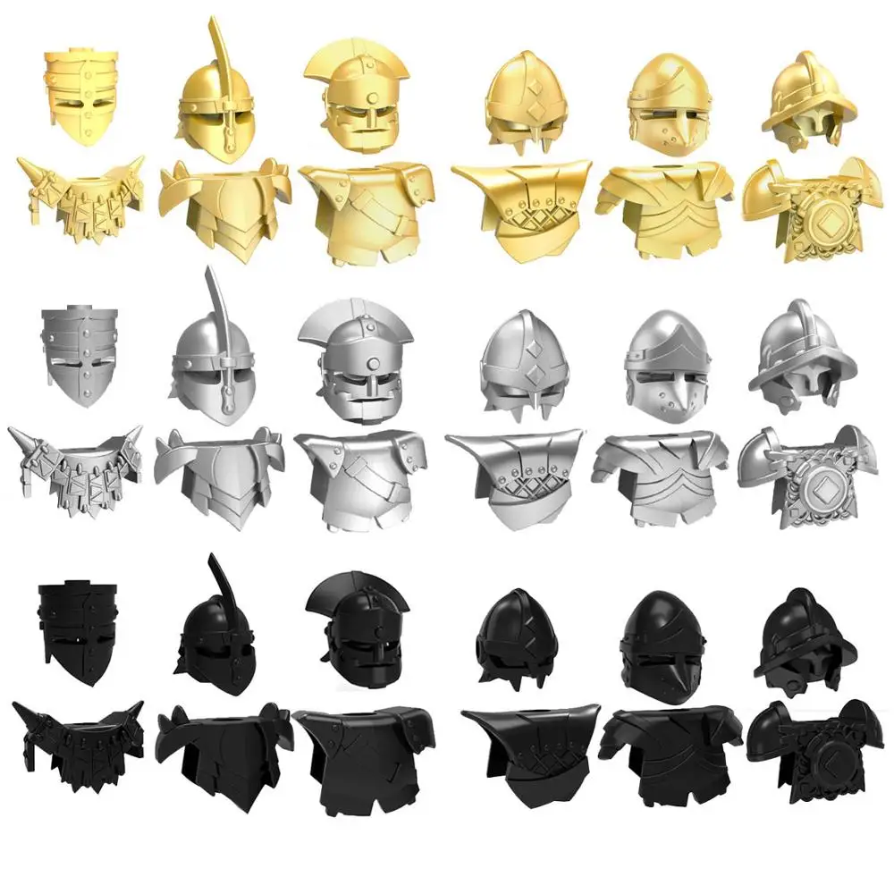 

Helmet and Armor for Golden Company Second Sons Unsullied Dothraki Middle Ages Total War Building Block