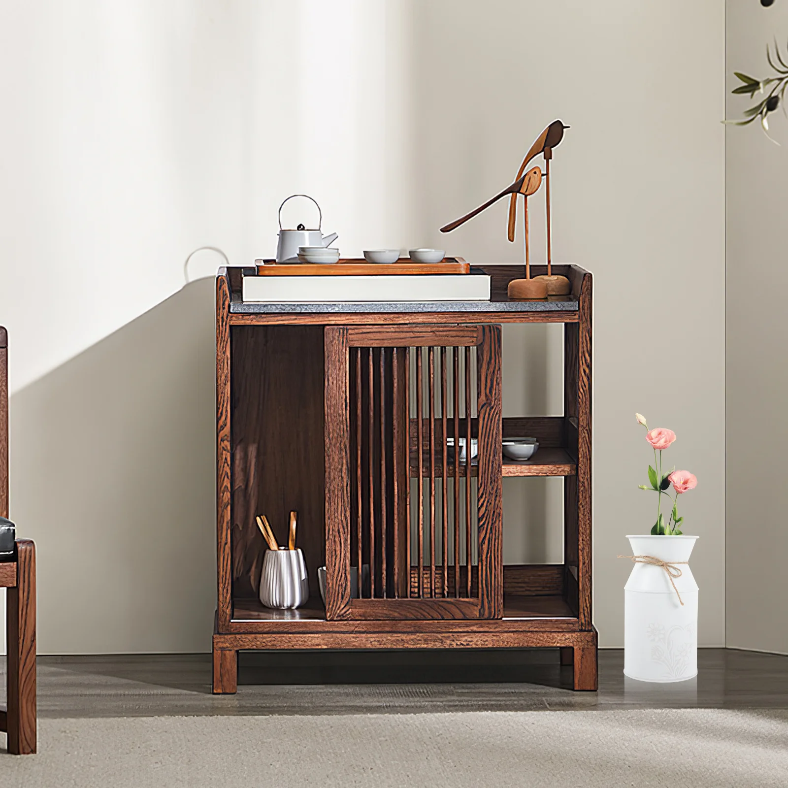 

Milk Jug Shaped Flower Pot Iron Vintage Planter For Home Office Decor Floral Arrangement Vase Metal Bucket Planter