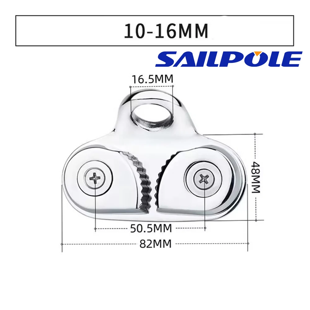 الفولاذ المقاوم للصدأ كام المربط Fairlead البحرية الإبحار المراكب الشراعية قارب كاياك زورق 2 إلى 8 مللي متر 10 إلى 16 مللي متر حبل