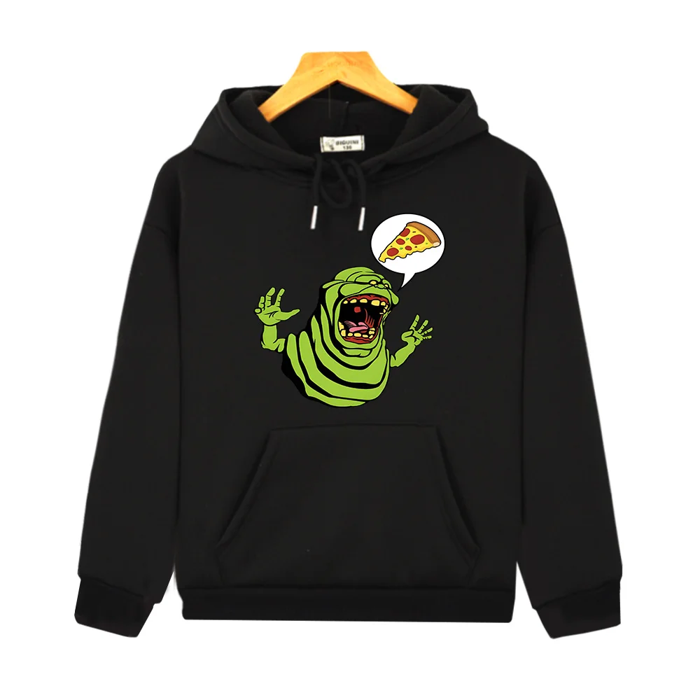 Ghostbusters Anime Cute Graphic Hoodies Kawaii Cartoon Boys Girls Sweatshirts Streetwear Fall Winter Comfortable Warm Pullovers