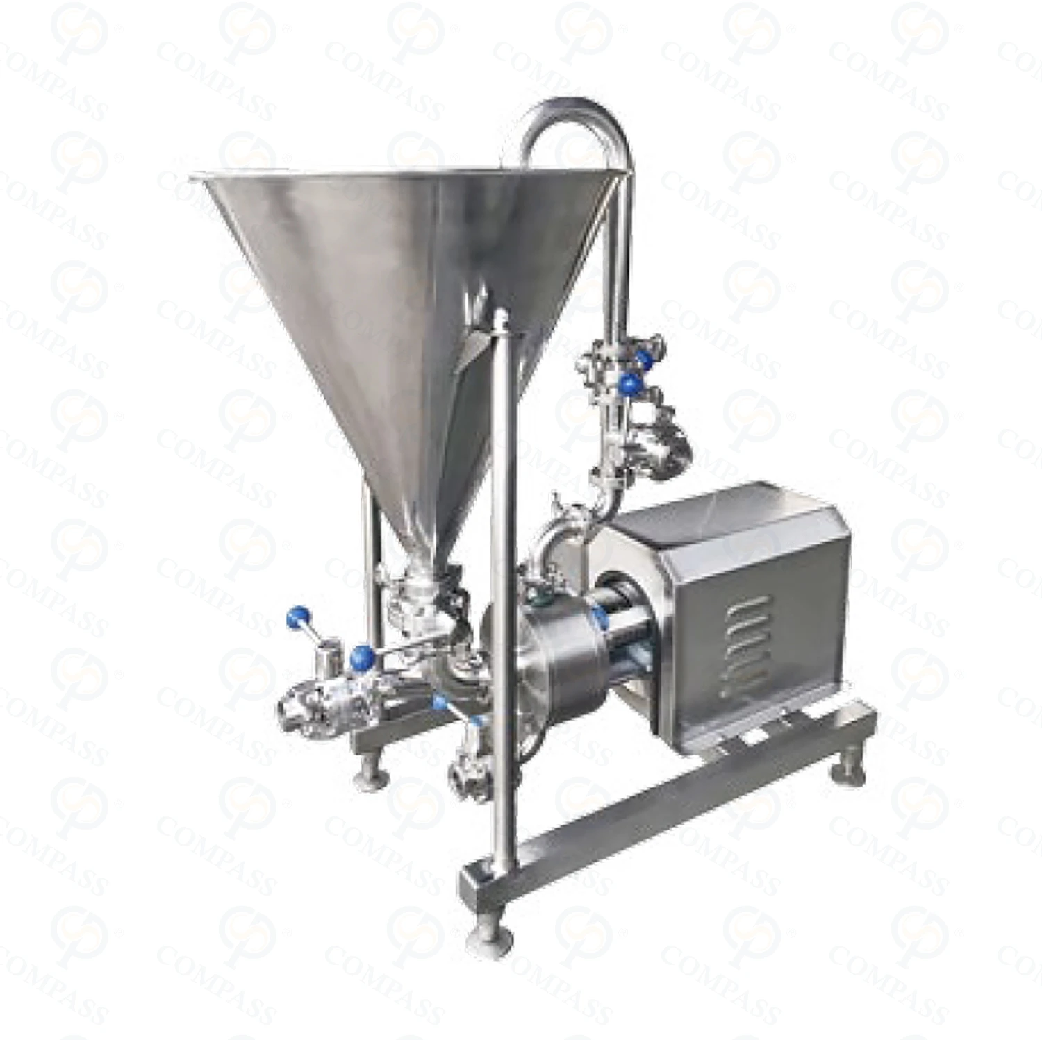 TRL3-140 5.5KW Sanitary Stainless Steel SS316 High Shear Pipeline Emulsification Pump Three Stage Homogenizer With Control Box