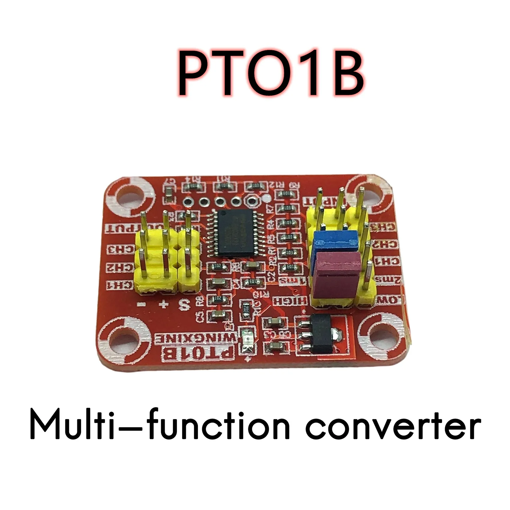 PT01B Aeromodelling Receiver Signal to Voltage Signal Converter 3 Steering Gear Signals to 0-5V Analog Voltage Signal