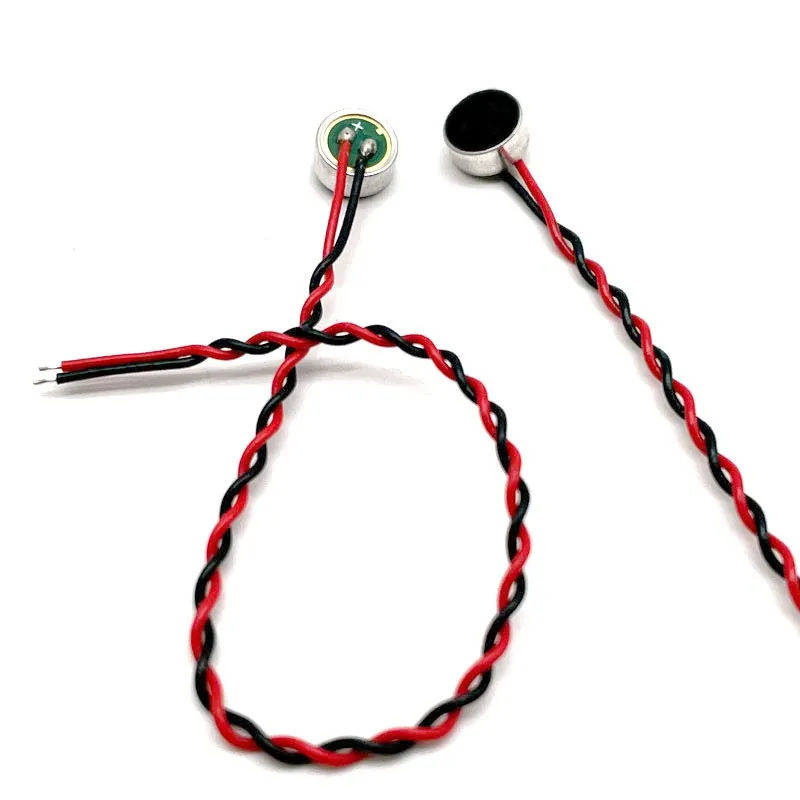 6027 soldering wire, microphone, high sensitivity, electret capacitor, pickup microphone, gold plated