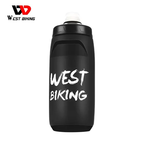 WEST BIKING 자전거 물병, 휴대용 야외 스포츠 PP 소프트 플라스크, MTB 도로 사이클링, 캠핑 체육관 피트니스 하이킹 주전자, 620ml  Best5