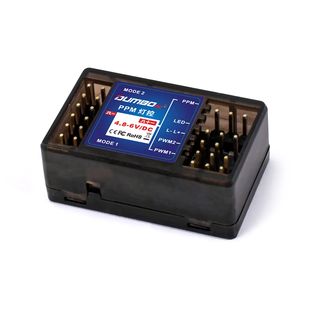 DUMBORC PMM محاكاة ضوء تحكم LED مجموعة مصابيح نظام الإضاءة 4.8-6 فولت ل P6F P10F P10FG استقبال RC نموذج على الطريق السيارات