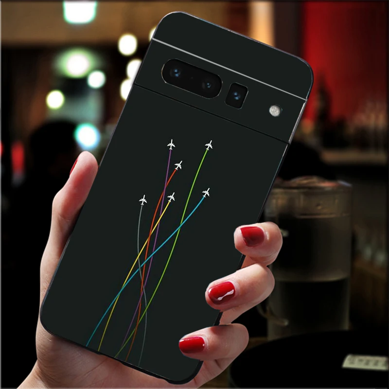 حافظة هاتف لهاتف جوجل بيكسل 10 9 برو XL 9A 8 7 6 Pro Pixel 8A 7A 6A بكسل 8 7 6 5 طائرة خريطة السفر