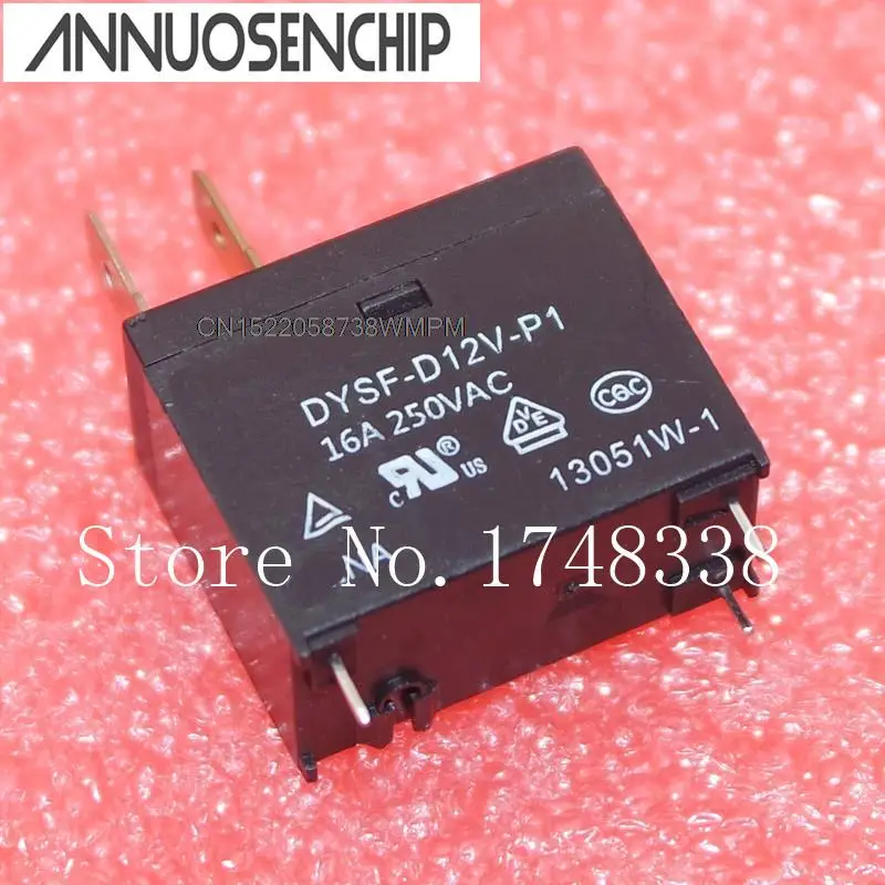 DIP DYSF-D12V-P1 릴레이 F5H-DC12V-P1, DYSFD12VP1 16A 250VAC, 1 개, 신제품