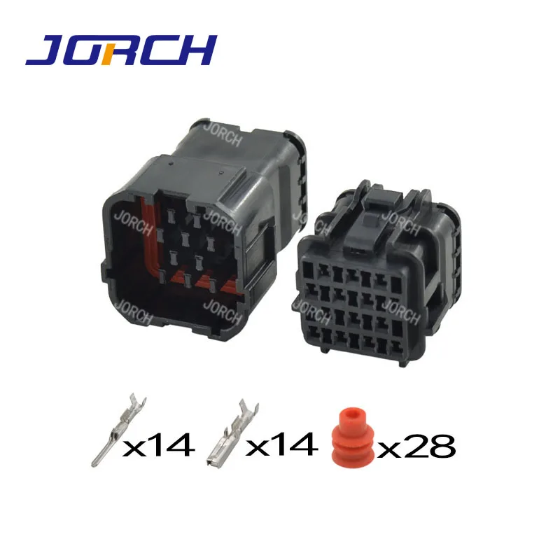 14-poliger elektrischer Steckverbinder für wasserdichtes SWP-Stecker für Yzk Ket MG 640352 -5/MG 610350 bcm drl socket DJ7141Y-2-21/11