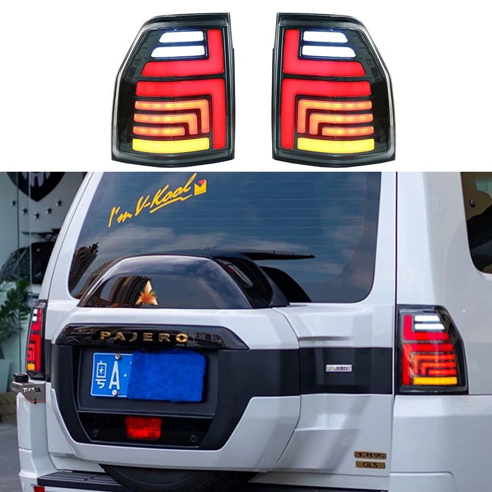 Car Taillight Assembly Modified Tail Lights For Mitsubishi Pajero V97 V93 Montero Shogun 2006-2020 2021 2022 2023