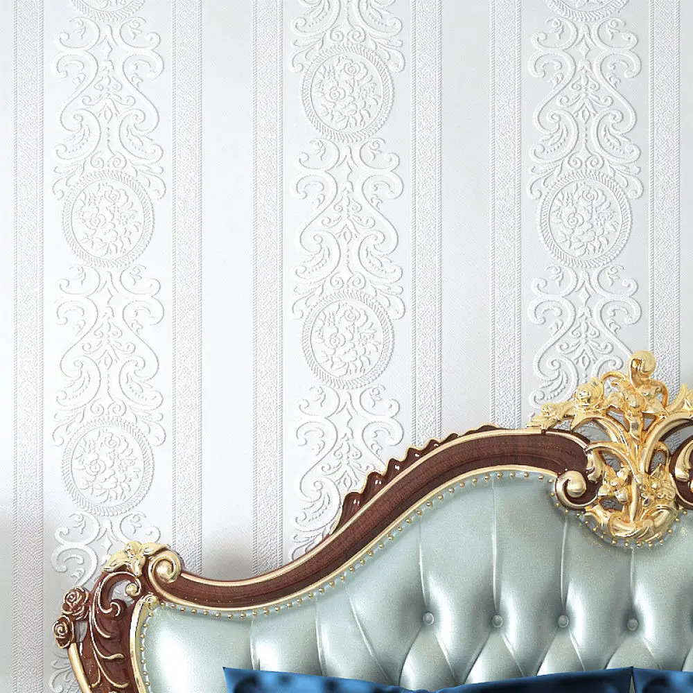 European Minimalist Wallpaper Vertical Texture Non Woven Wall Covering Matte Diatom Mud Finish For Home Bedroom Living Room