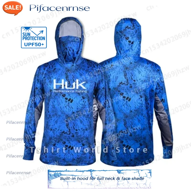 Camiseta de Pesca HUK 2025 para Hombre, Color Sólido, Manga Larga, UPF50+, Secado Rápido, Ligera, Delgada, Transpirable, para Pesca al Aire Libre