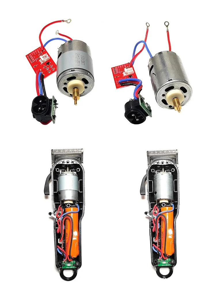 3,6V 6500RPM 7200RPM Professionelles Haarschneidemaschinen-Motor-Motherboard-Set mit Endstecker für Wahl 8504/8148/8591 Trimmer-Zubehör – Detail 2