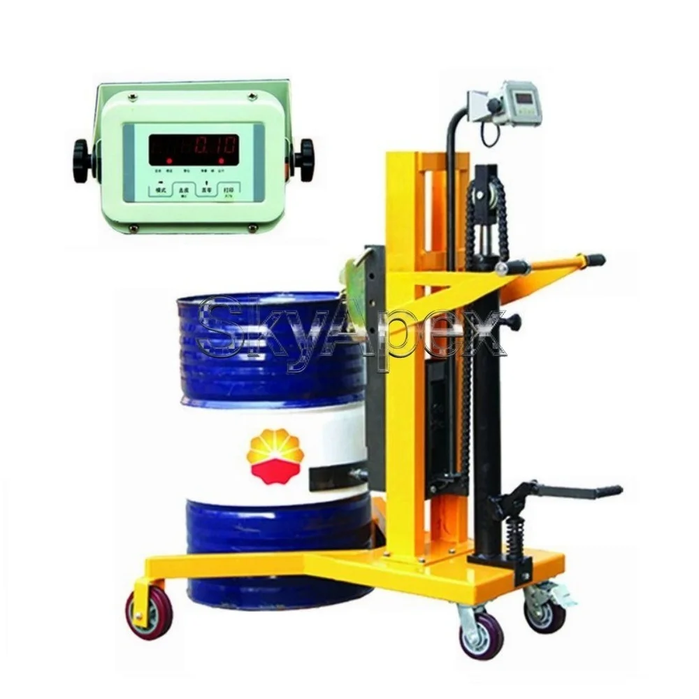 Hydraulic Electronic Weighing Drum Handling Truck Electronic Weighing Unloading Truck
