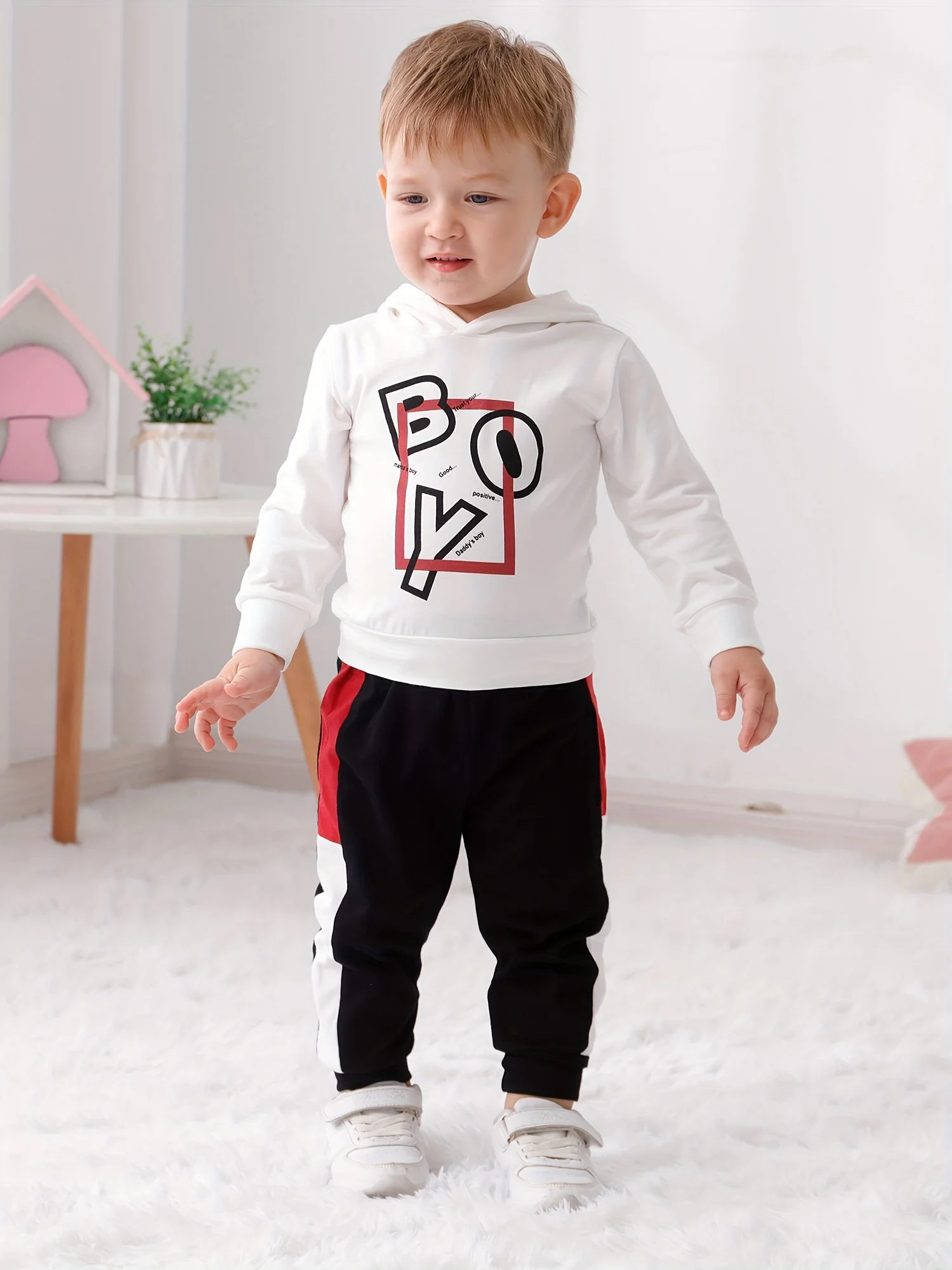 Baby Toddler Boy Clothes Fall Winter Outfit Long Sleeve Sweatshirts Pants Set 6-24 Months Boy Clothes