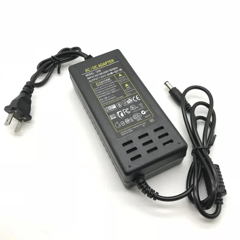 ANPWOO Two Wire DC 12v5a Power Adapter LCD LED Lamp Slurry Monitoring Camera Charging Line