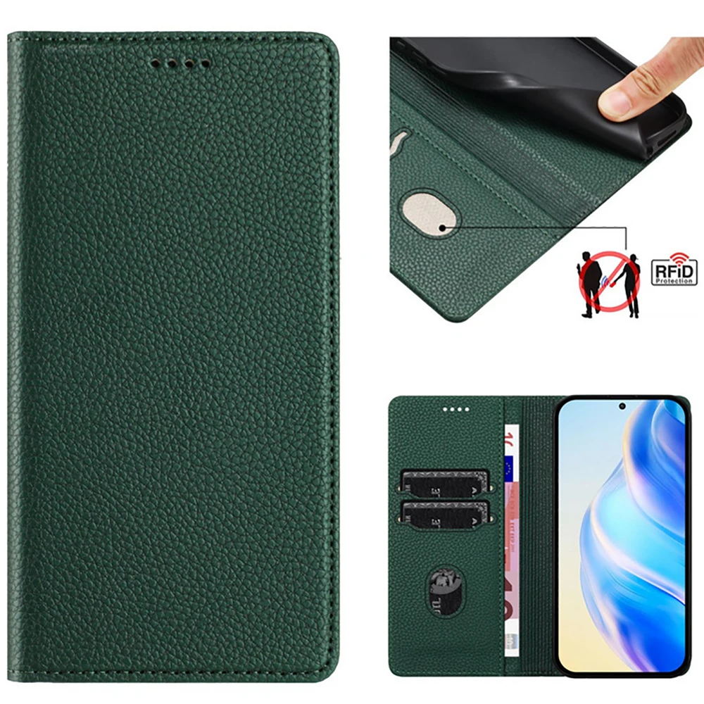 

Для ZTE Nubia RedMagic 10 воздушный кожаный чехол-кошелек для Nubia Red Magic 10 Pro Plus с магнитной откидной крышкой RedMagic 10 Pro Book Funda