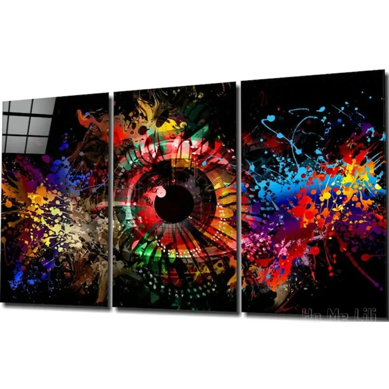 Abstract Eye Printing Wall Art Natural And Vivid Decor Modern Extra