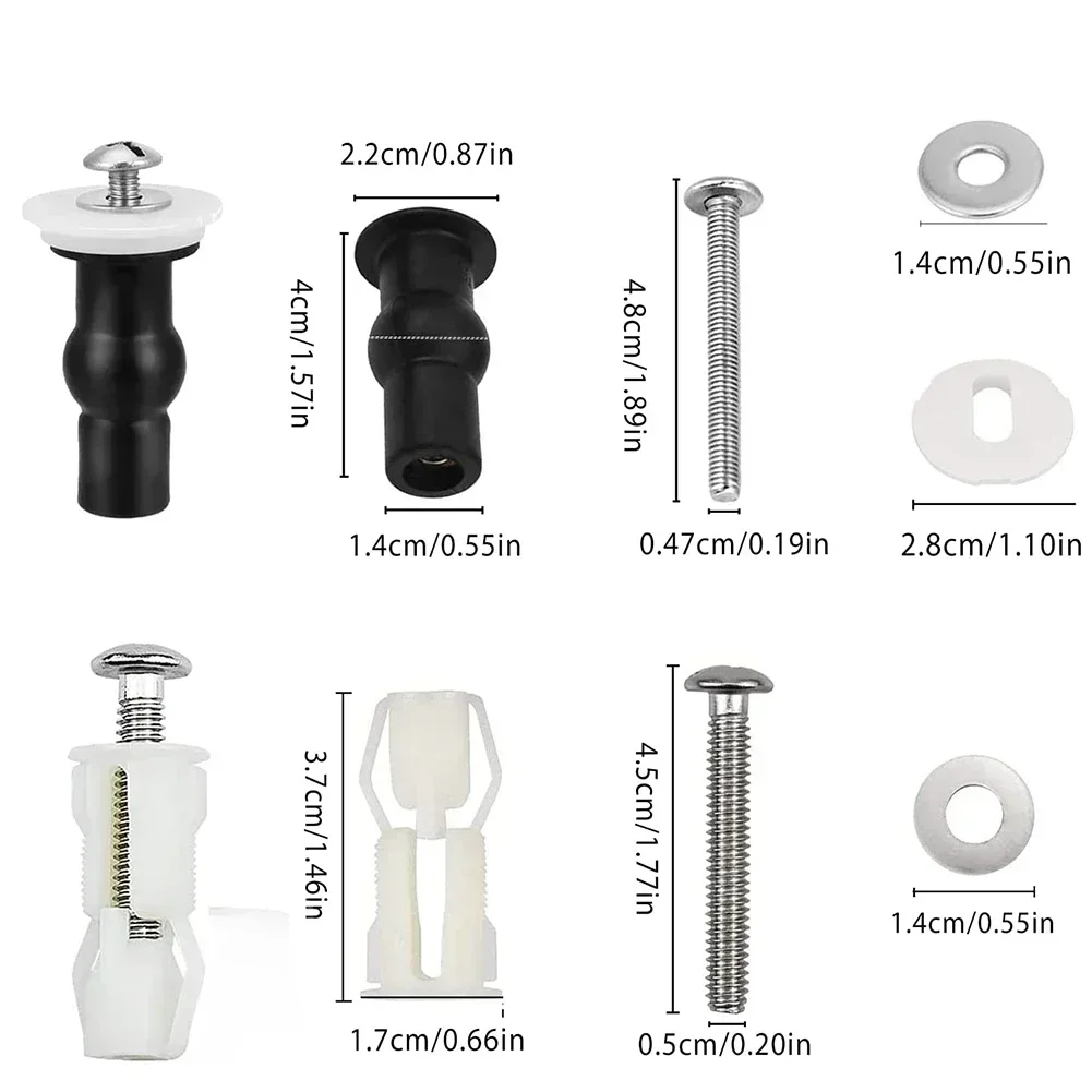 4 шт., крепежные винты для крышки унитаза