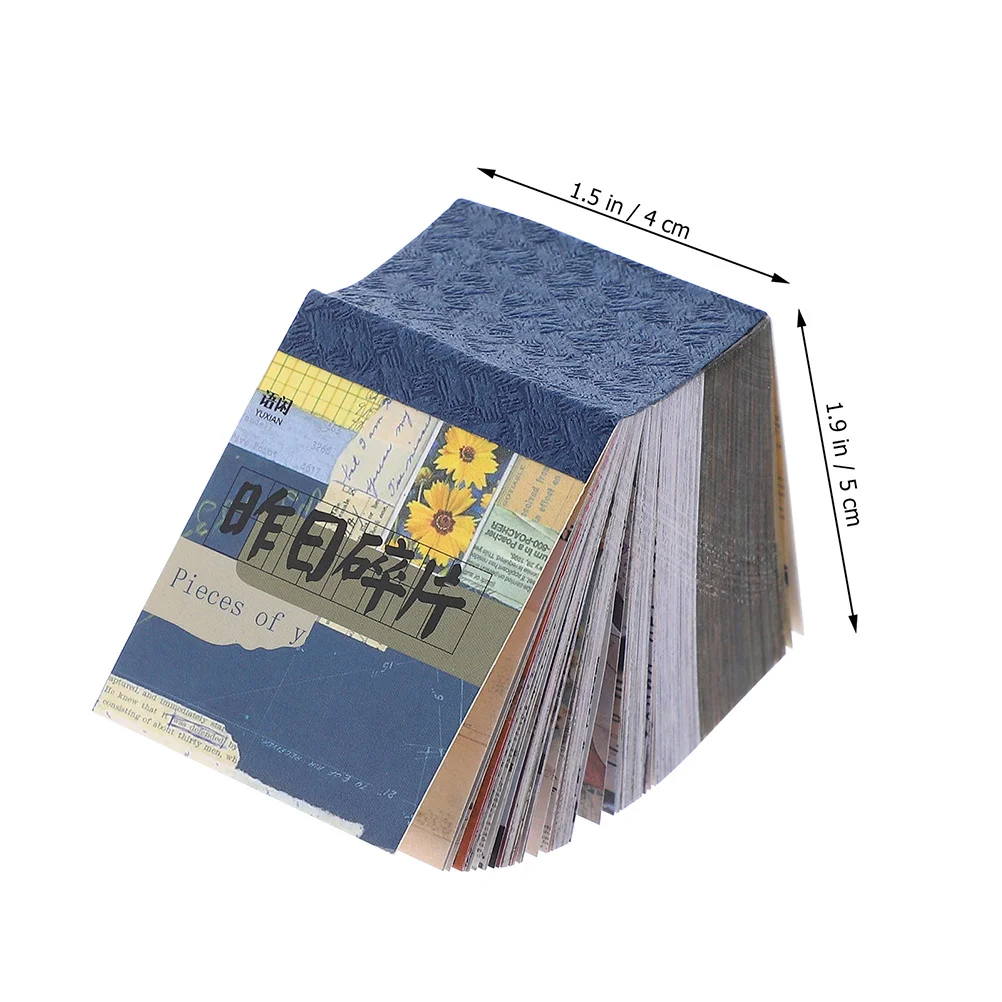 

2pcs Vintage Scrapbook Paper Sheets Diy Scrapbooking Material For Journaling Notebook Decor Retro Planner Book Creative