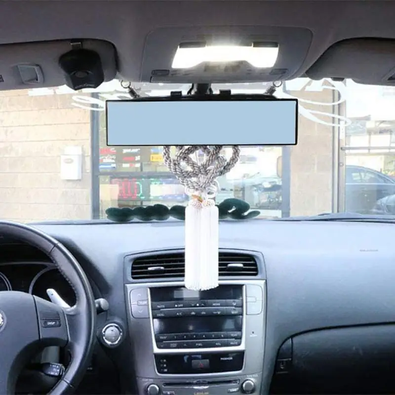 Car Rearview Mirror 360Degree Wide Angle Convex Mirror Anti Glare Car Interior Rear View Mirror Baby Child Seat Sun Visor Mirror