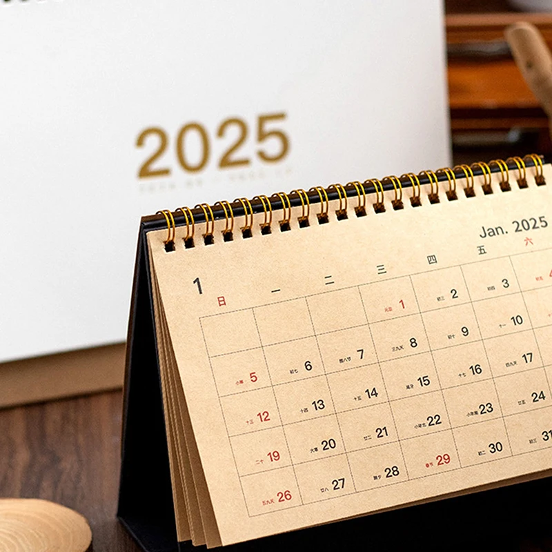 Simple Desk Calendar Home Office Decor Accessories Multifunctional Schedule Planner Daily Use Mini Desktop Calendar Gifts