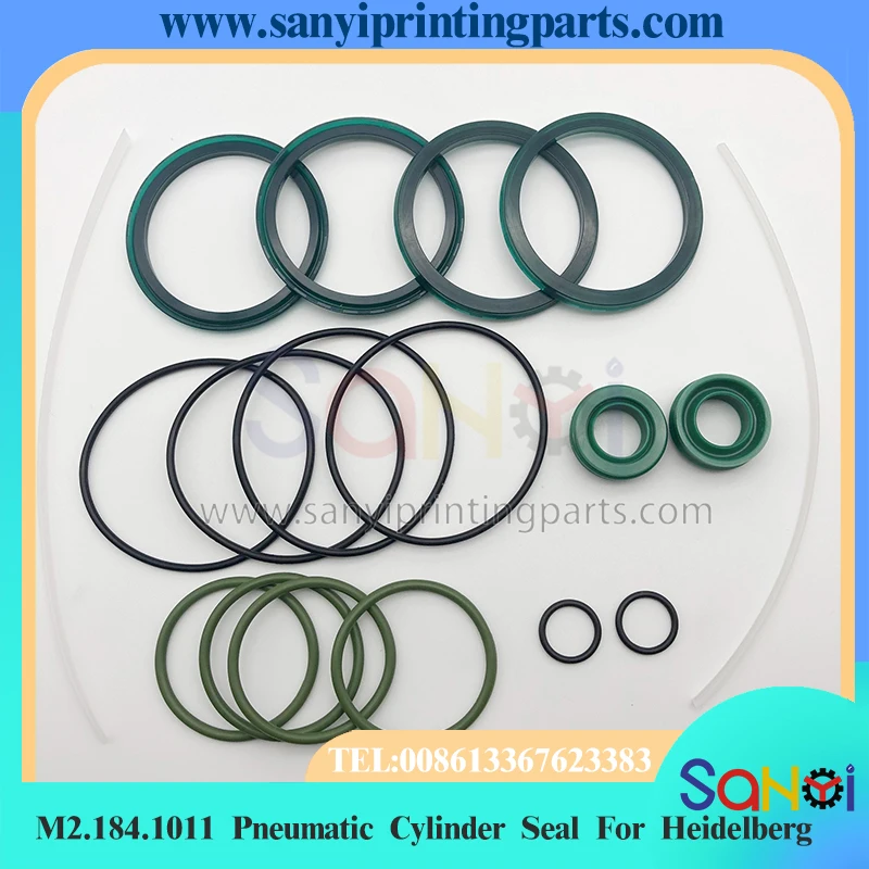 

1 комплект M2.184.1011 Уплотнение пневматического цилиндра Heidelberg для деталей печатной машины