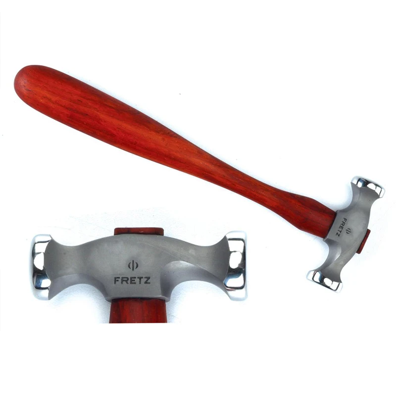 Fretz HMR-101 Silversmith Large Planishing Hammer Mirror Polished 25mm Dual Round Faces Silversmithing Metal Forming Tool