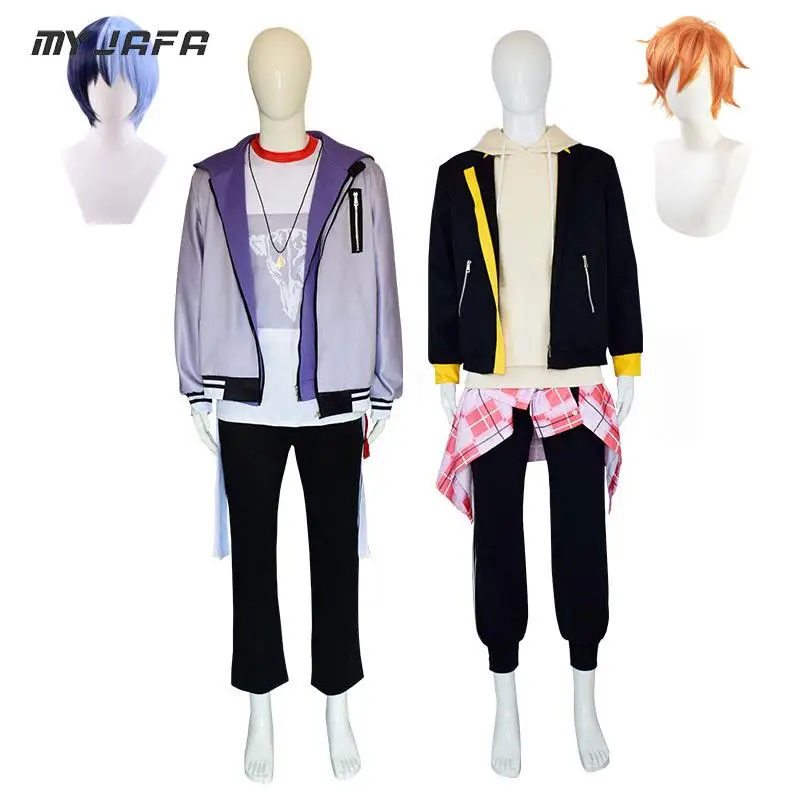 Progetto Sekai Colorful Stage Vivid BAD SQUAD BAD DOGS Aoyagi Toya / Shinonome Akito parrucca Costume Cosplay