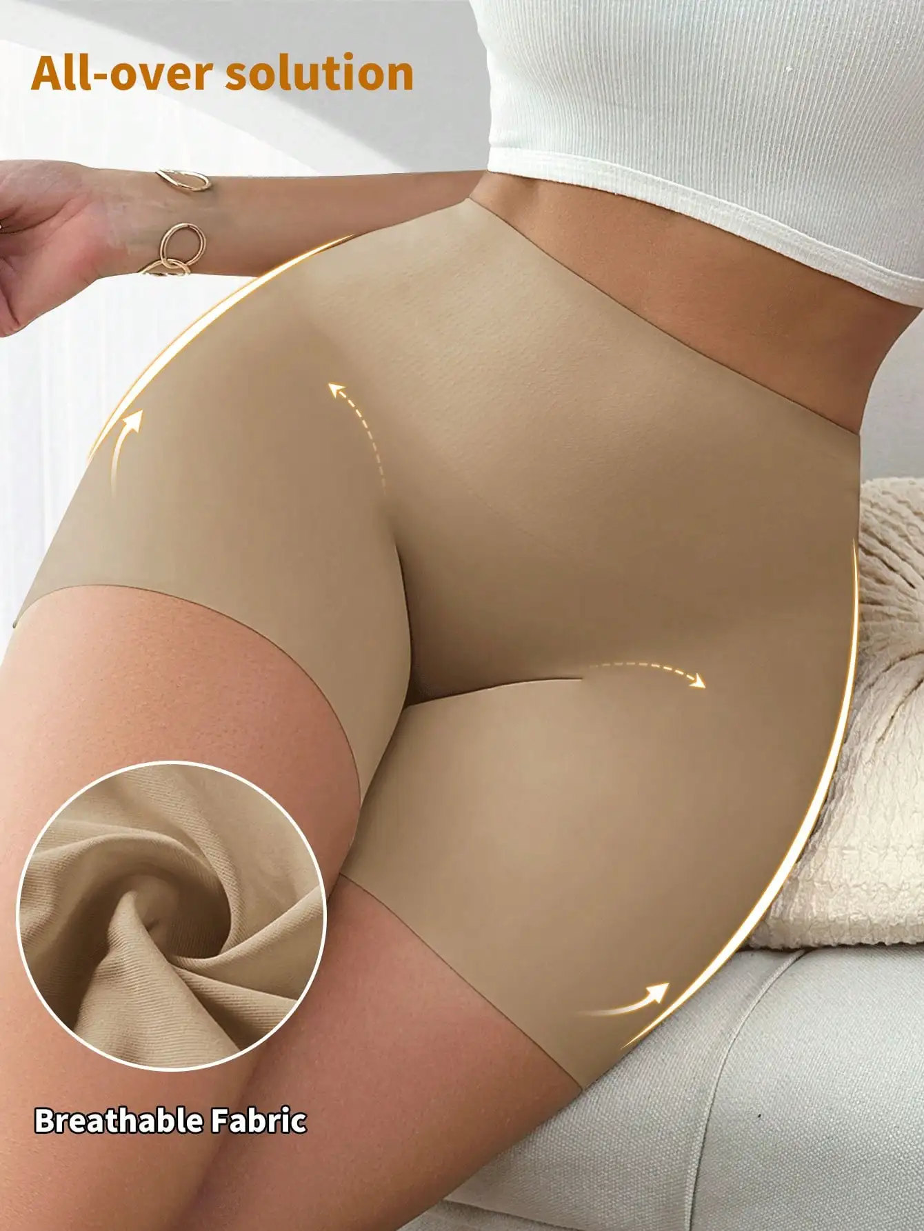 

Women Seamless Shaping Briefs Tummy Control Butt Lifting Shorts