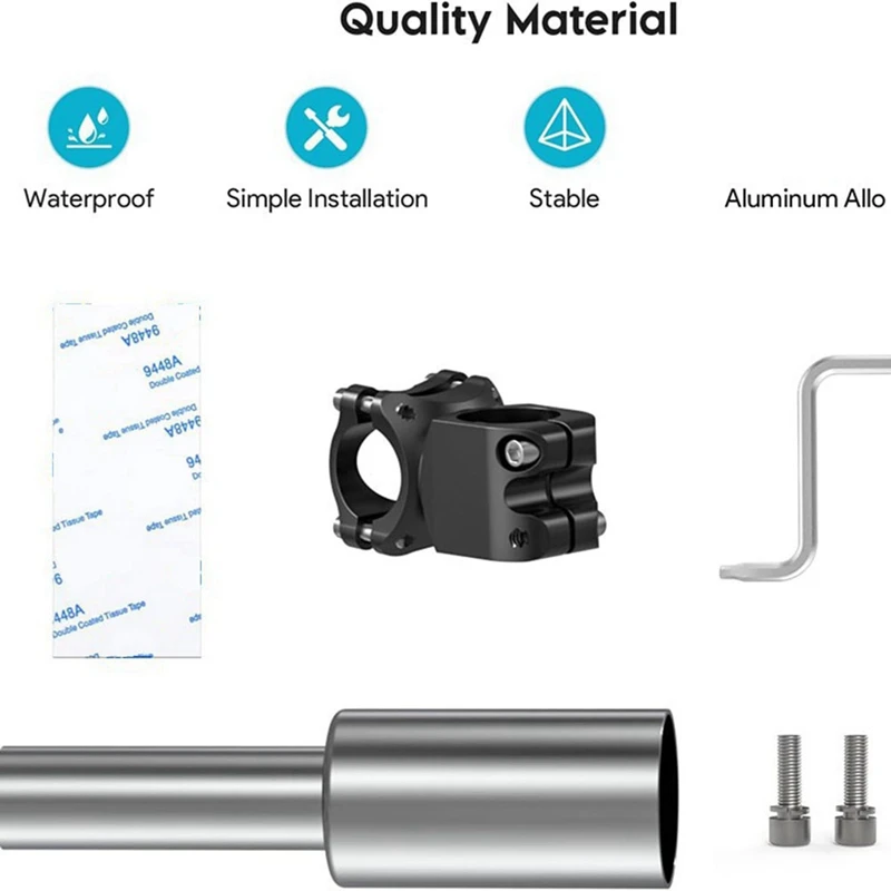 لسلم Starlink Mini V4 Mount RV، لتركيب سلم Starlink GEN 4 RV، محمل 200 رطل للقطب/السقف/الأشعة فوق البنفسجية/الخارجي