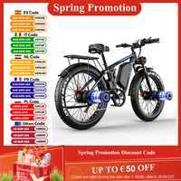 E-BYCCO EB7Pro Electric Bike 2000W Motor 52V23AH Waterproof Battery off-road Electric Bicycle 26*4.0 Fat Tire All Terrain E bike