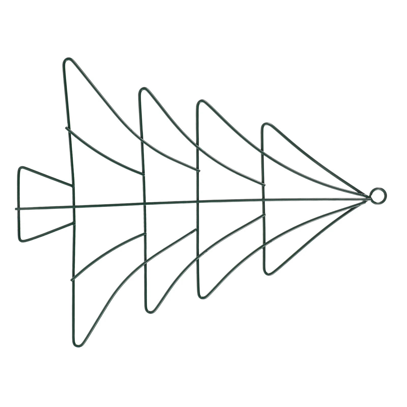 

Christmas Tree Shaped Iron Wreath Frame Metal Wire Xmas Garland Frame DIY Wreath Making Supplies Party Hanging Ornament Home