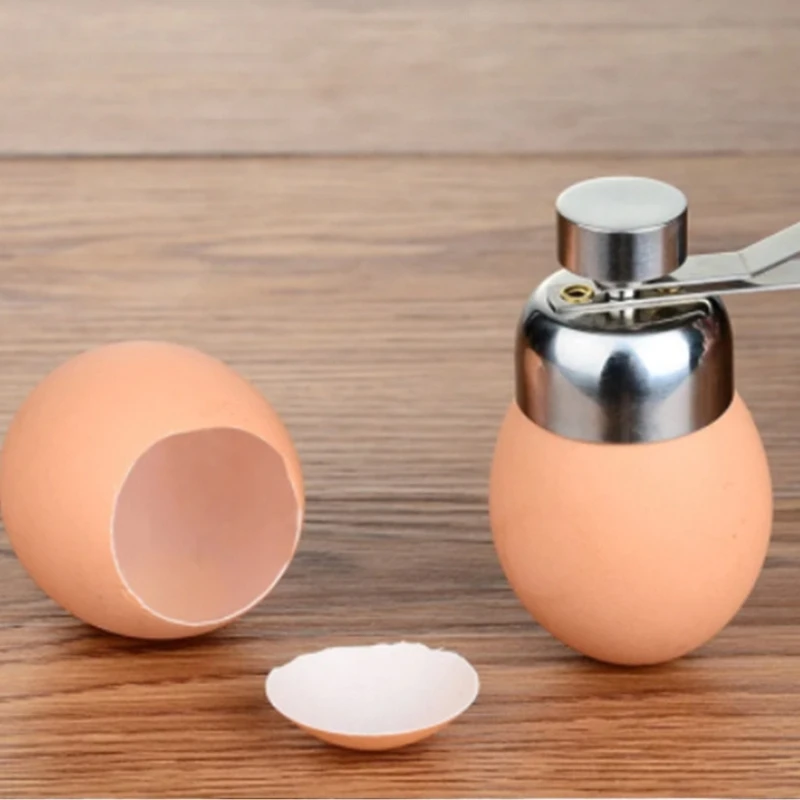 Stainless Steel Eggs Opener for Eggshell Removal Practical Eggs Toppers Cutter