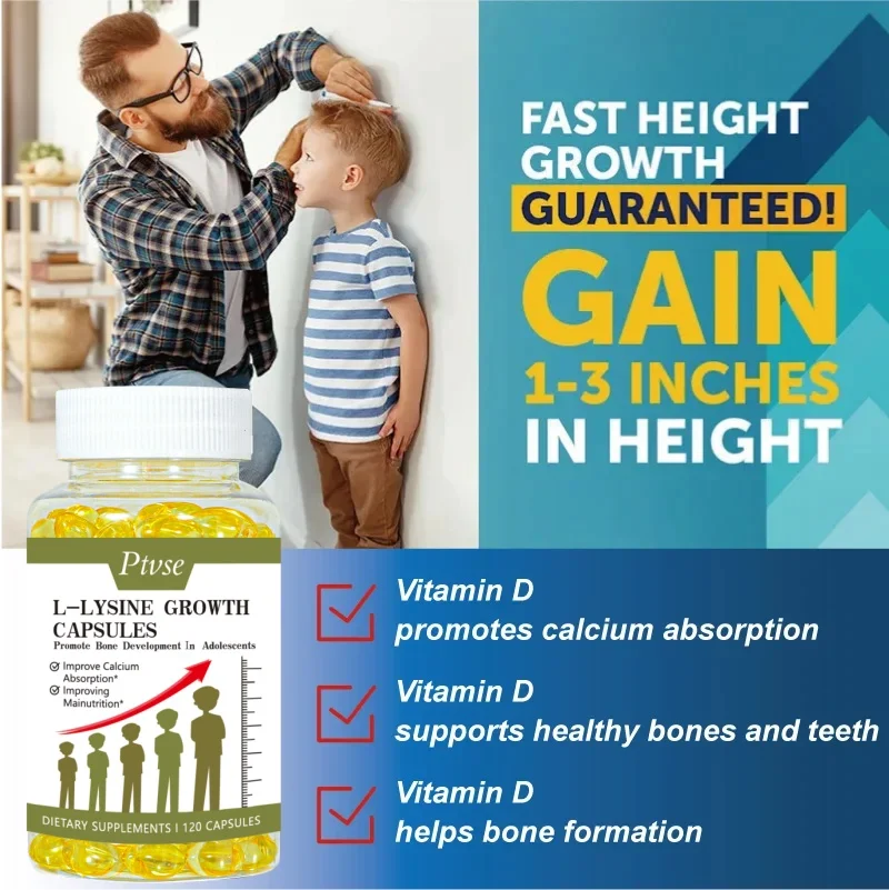 L-Lysine 1000mg Supports repair & maintenance of tissue Involved in collagen formation Children Youth Healthy Growth